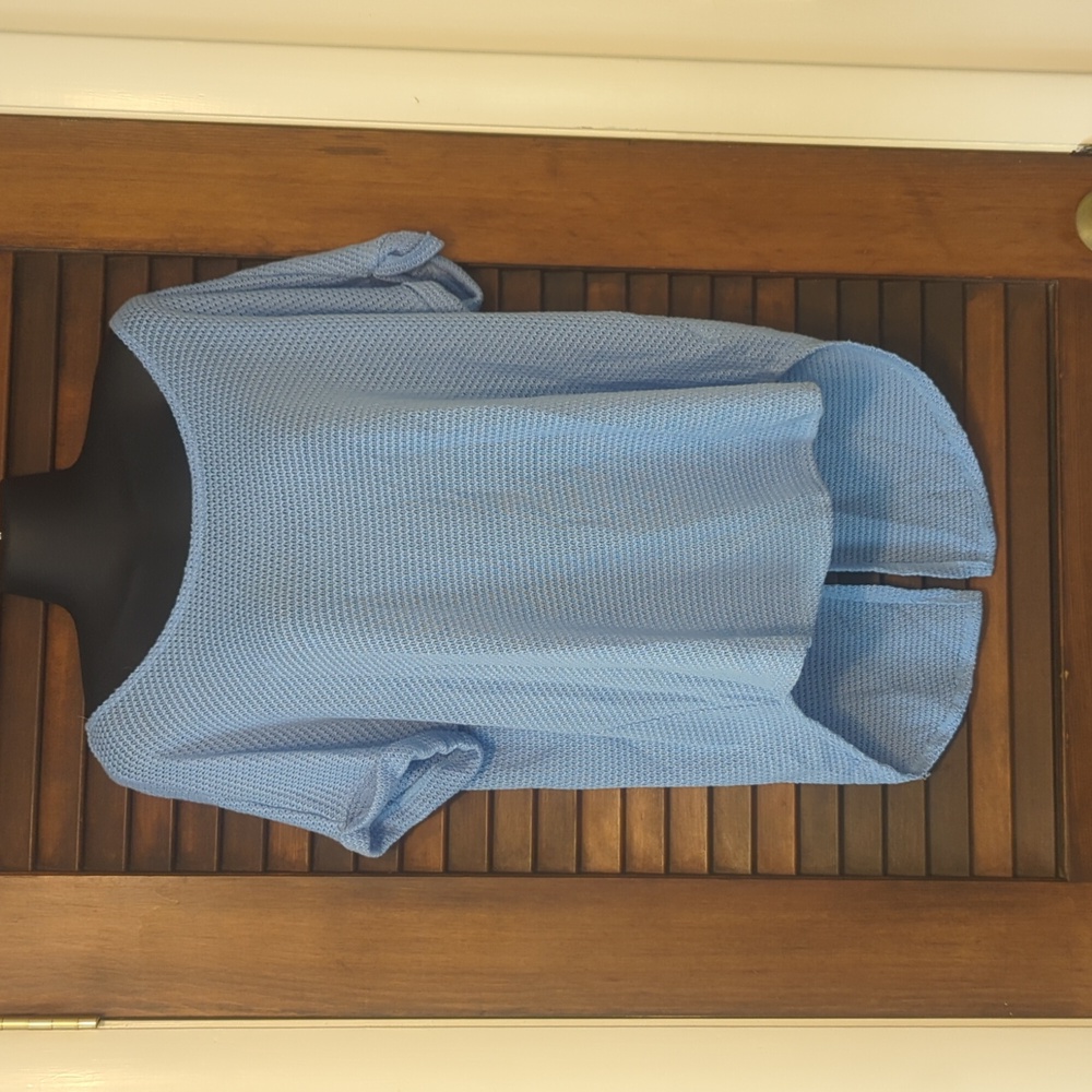 A.N.A lightweight blue sweater short sleeve size XL